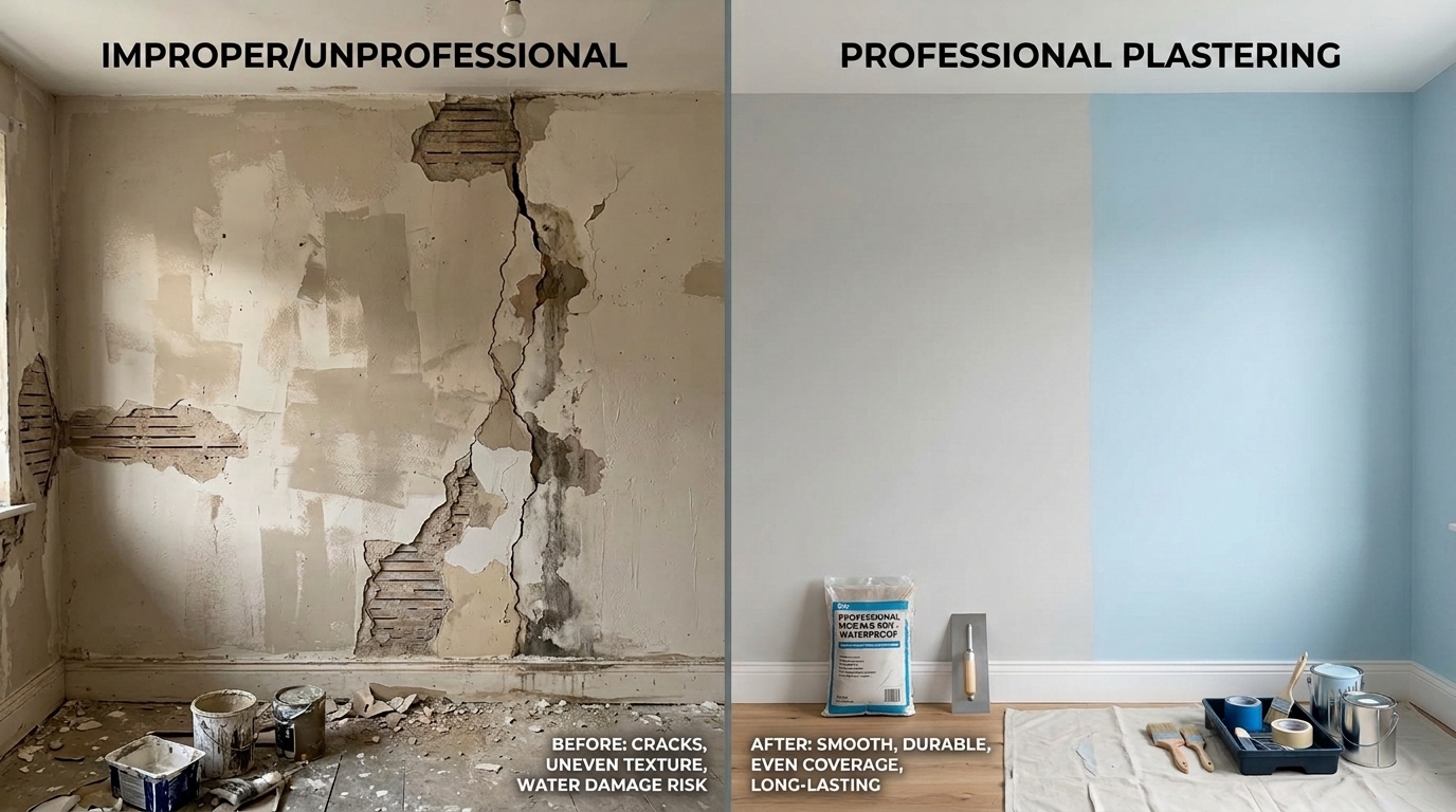 Benefits of Professional Plastering
